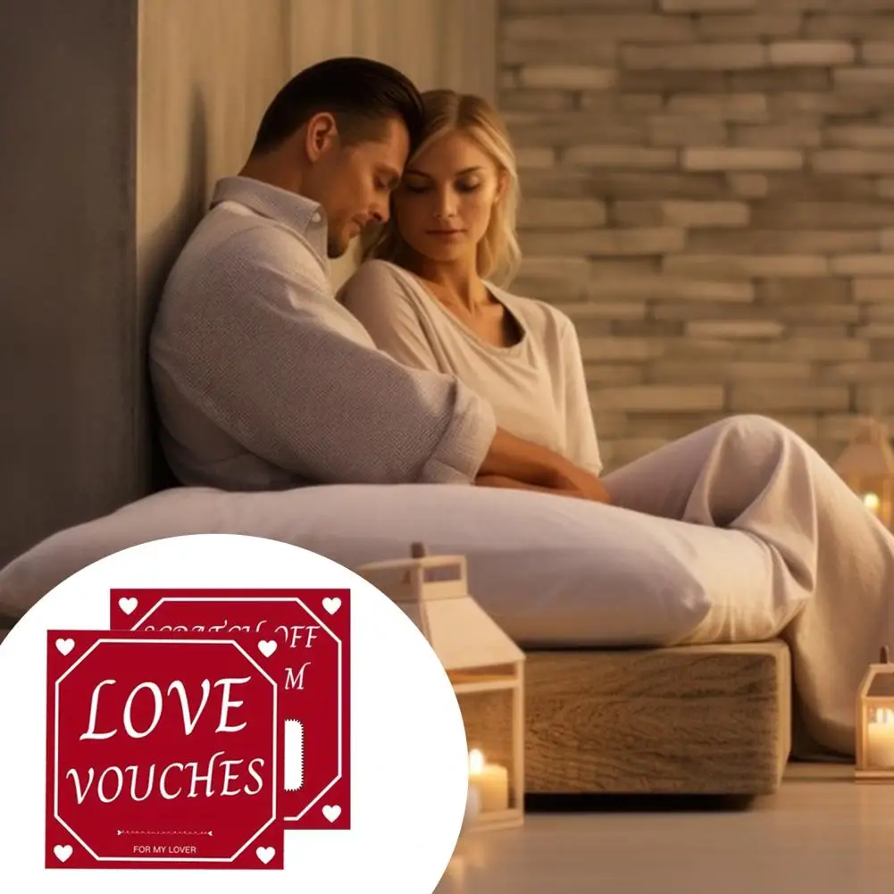 10/20Pcs Party Couples DIY Scratch Card Romantic Date Night Ideas Scratch Game for Valentine\'s Day Wedding Anniversary