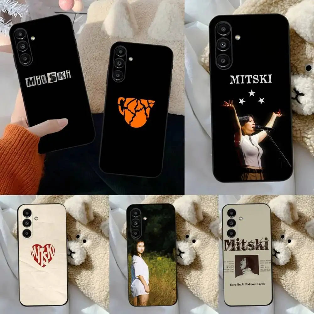 Чехол для телефона M-Mitski Singer для Samsung S24,23,22,30,21,10,9,Ultra,Plus,Lite,FE,5G, черный мягкий чехол