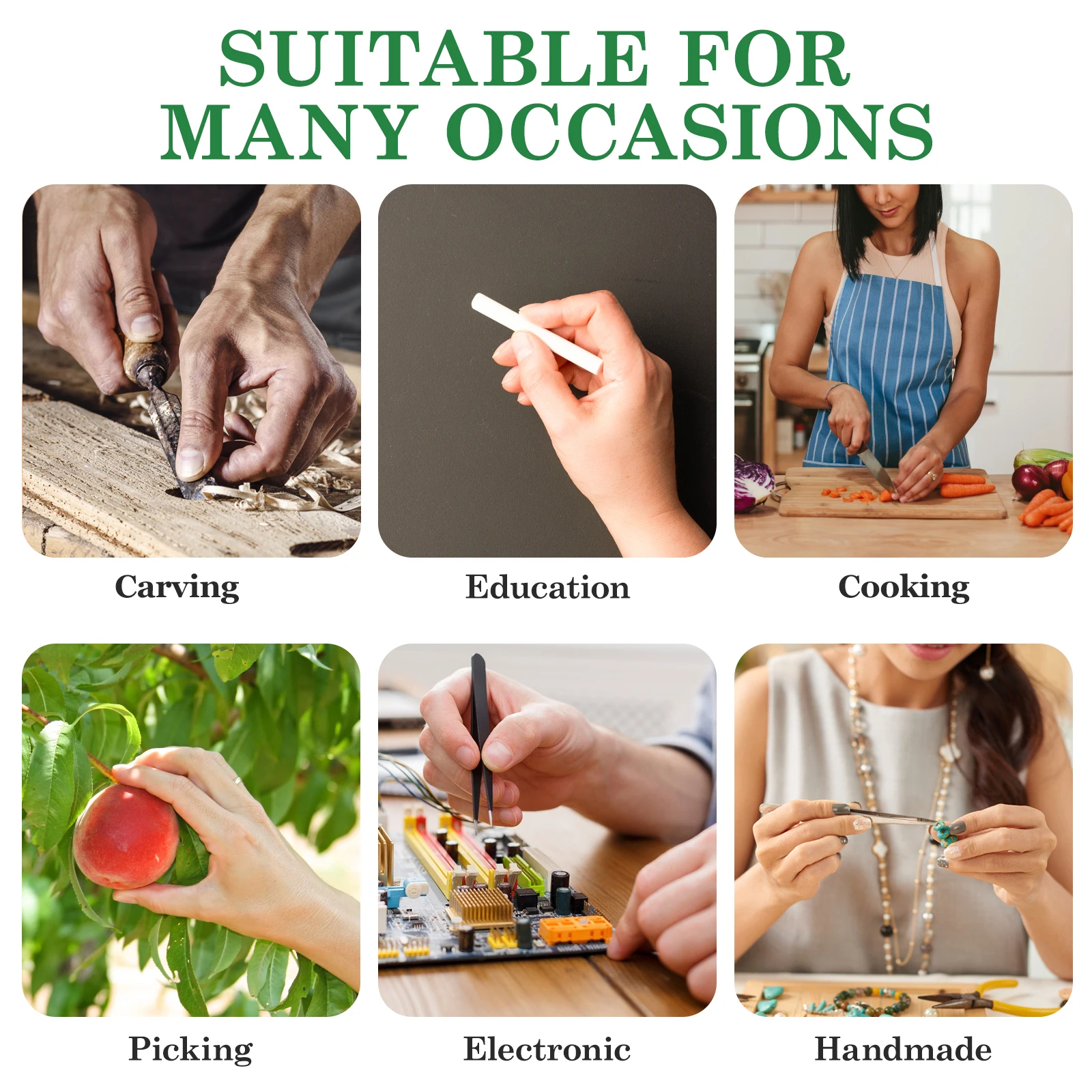 

10pcs Cut Finger Covers Reusable Guards Protective Cots Resistant Protectors For Cooking Finger Guards For Cutting Working
