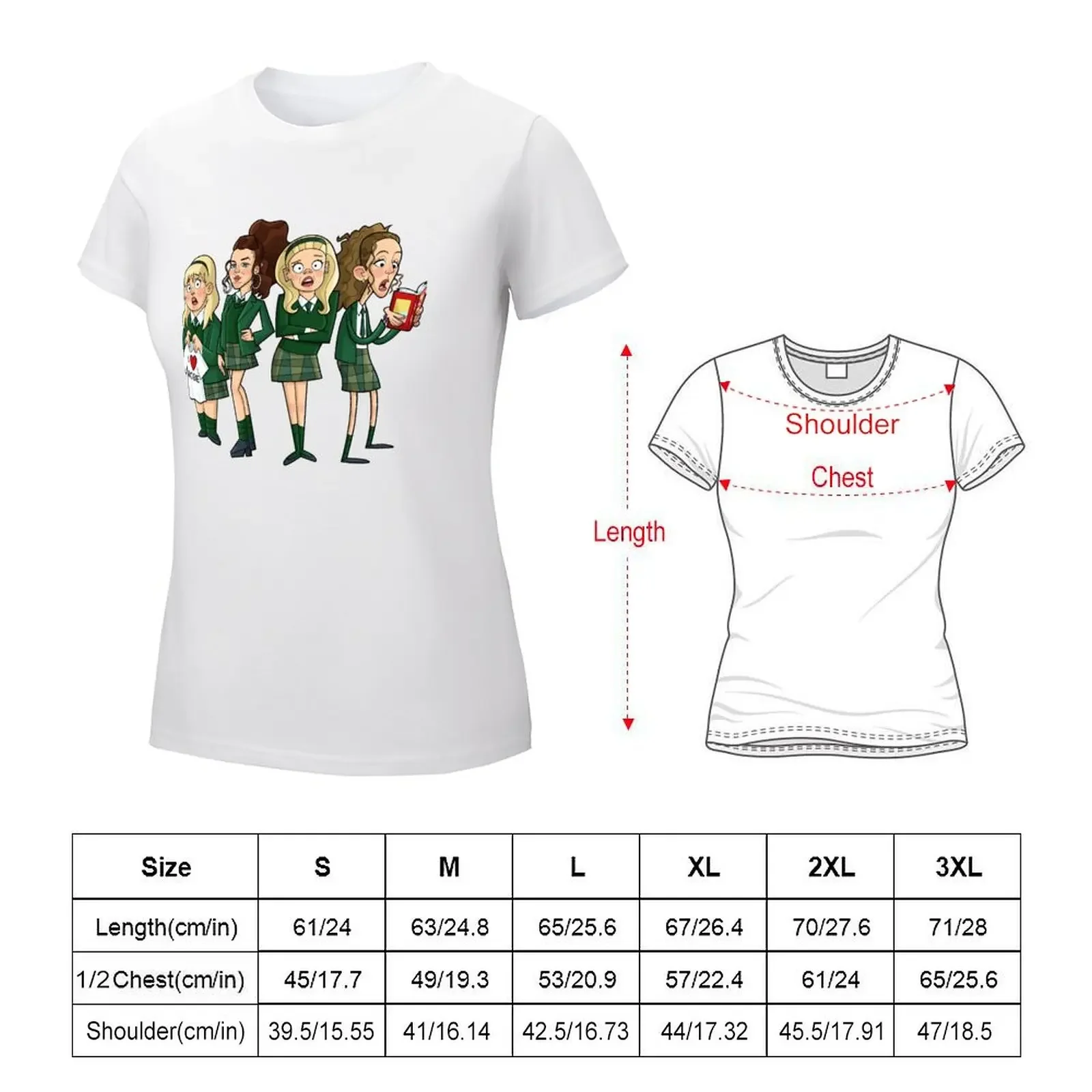 Retro Vintage Derry Girls Love You T-shirt kawaii clothes lady clothes Blouse oversized t shirts for Women