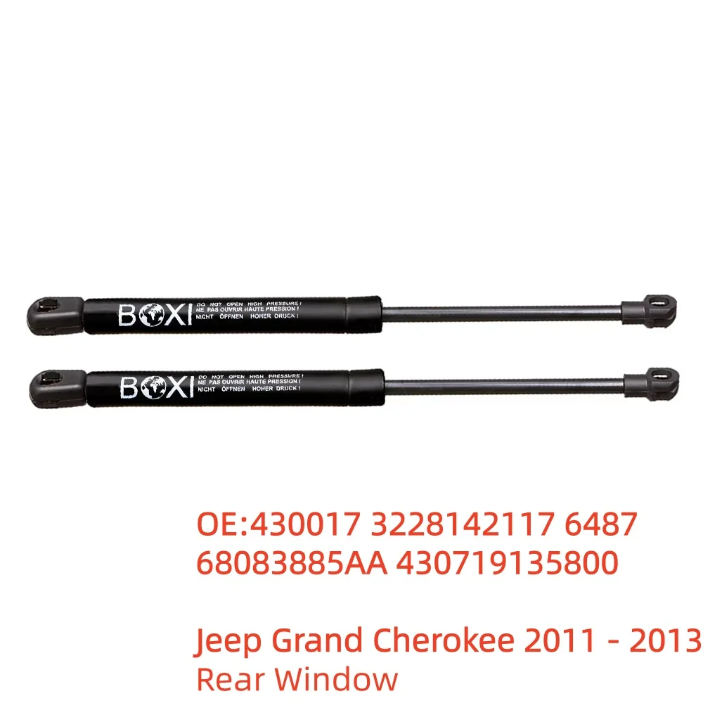 BOXI 2 peças Amortecedores a Gás para Vidro Traseiro 6487 68083885AA para Jeep Grand Cherokee 2011 - 2013