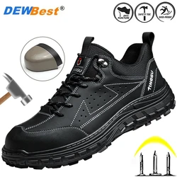 Men's protective thick and wear-resistant work shoes, anti smashing, anti piercing, anti slip, anti odor, safe factory