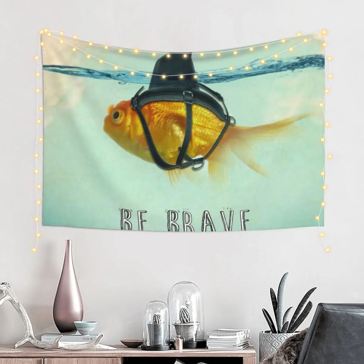 Be Brave - Brilliant Disguise Tapestry Home Supplies Room Decorator House Decor Tapestry