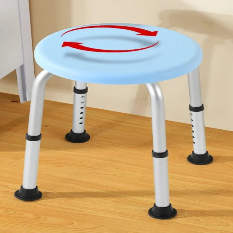 ‌360° Swivel Bath Chair for Elderly - Non-Slip Shower Seat, Heavy-Duty Toilet Commode, Anti-Slip Bath Stool for Home