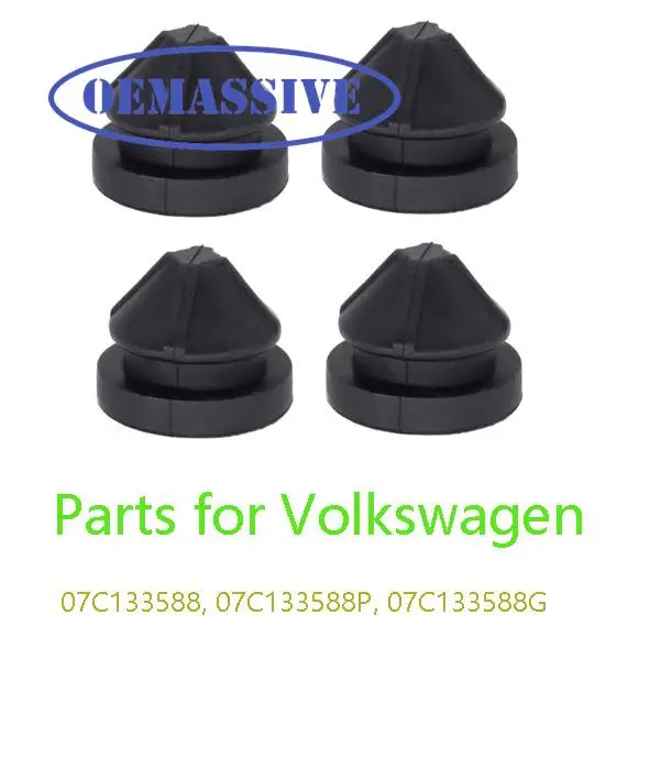 OEMASSIVE For VW Jetta Polo Sharan T-Cross T-Roc Tiguan Up Bonnet Hood Air Intake Filter Grommet mount bushing Buffer Cushions