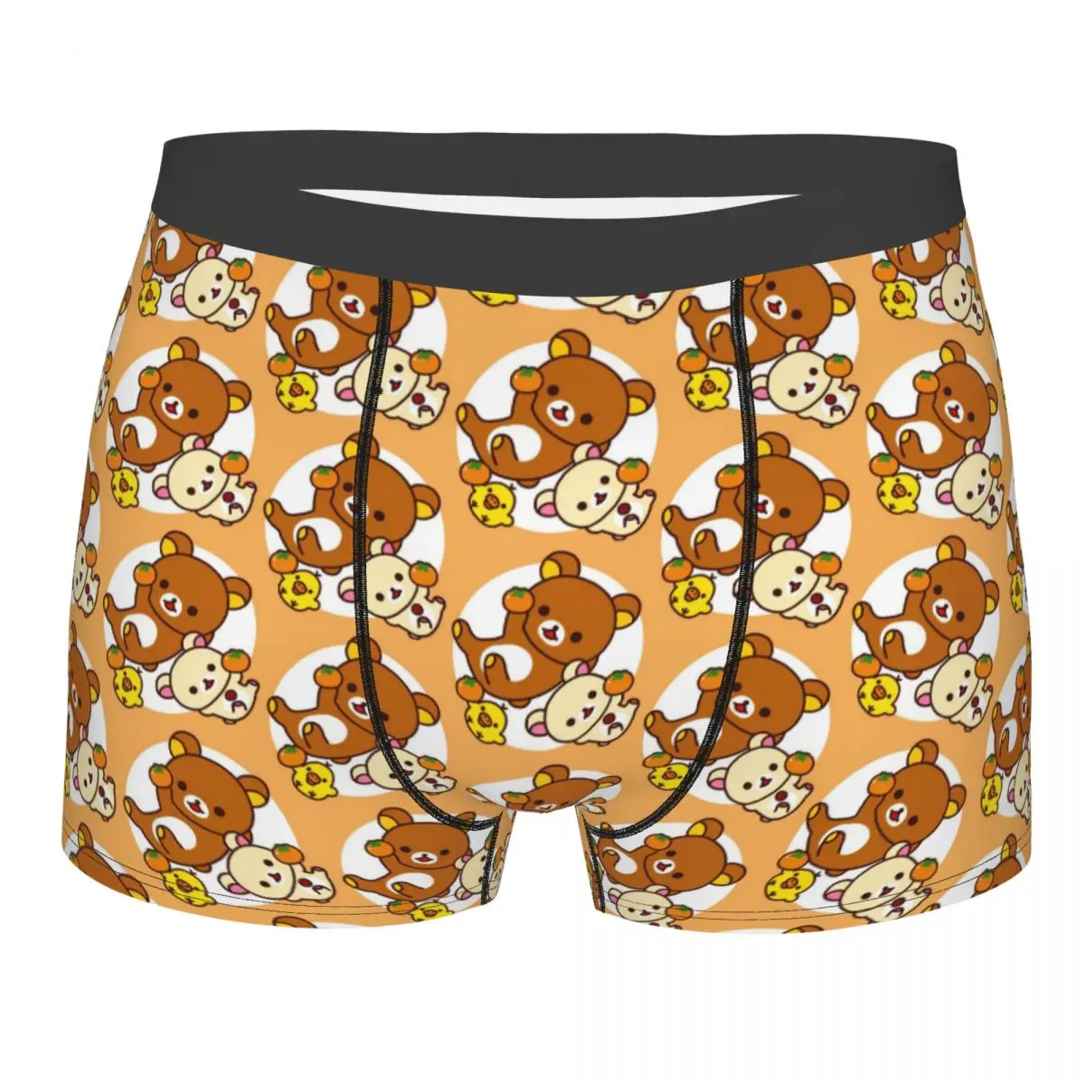 

Custom Cool Rilakkuma Cartoon Boxers Shorts Panties Men's Underpants Stretch Briefs Underwear