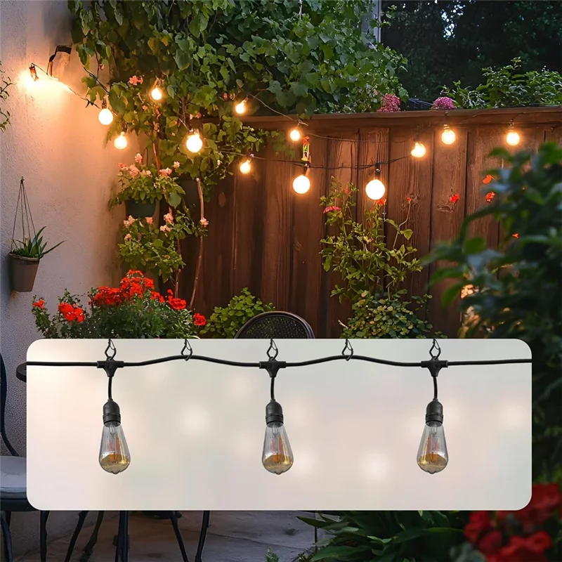 ABXF-ganchos de techo resistentes con hebilla de seguridad, ganchos de tornillo para colgar luces de cadena al aire libre, plantas, campanas de viento