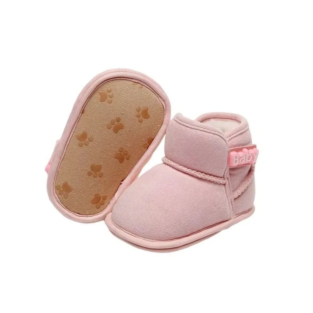 

Winter Warm Babys Snow Booties Anti-Slip Slipper Newborn Baby Shoes Soft Toddler Crib Boots Toddler Infant Walking Shoes