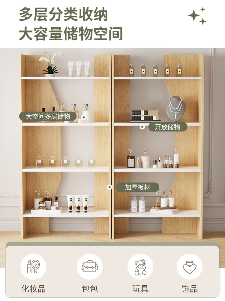 kz-Shelf Multi-layer supermarket Shelf Beauty salon Haircut product sample display cabinet Pet store Cosmetics display cabinet*