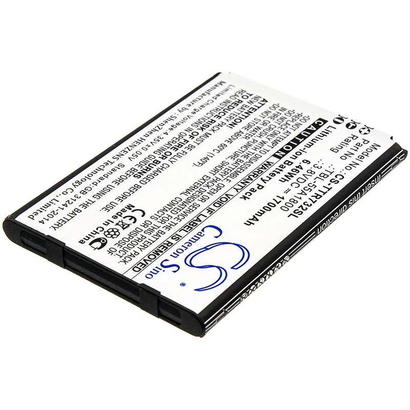 Replacement Battery for TP-Link  M7310 ver 1 TBL-55A1800, TBL-55A2000 3.8V/mA