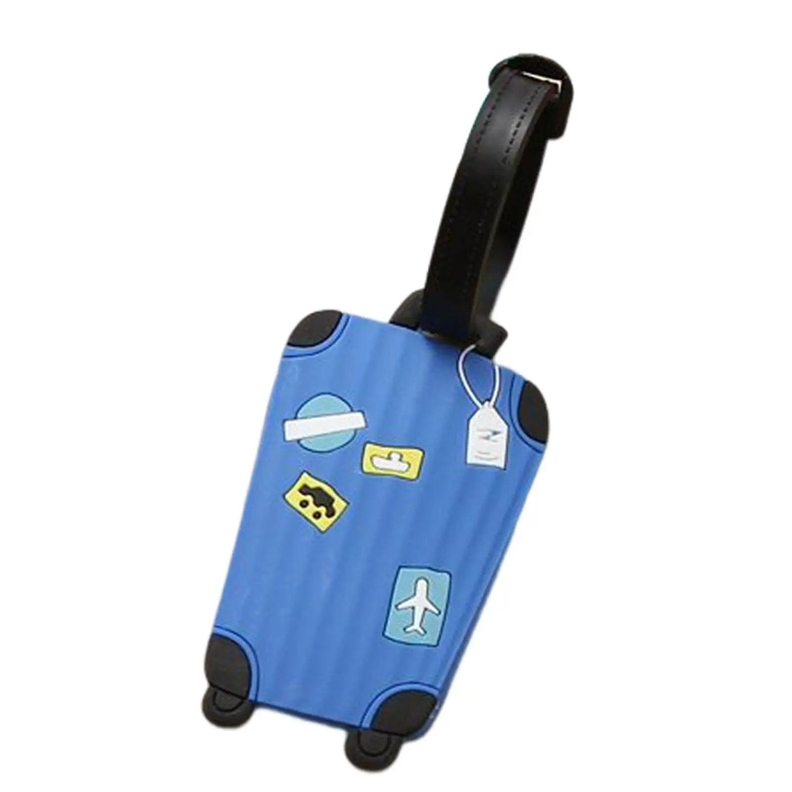 Luggage Tag Silicone Cute Boarding tag Reusable Handbag Waterproof Travel Holiday Accessories for Girls Boys Women Men
