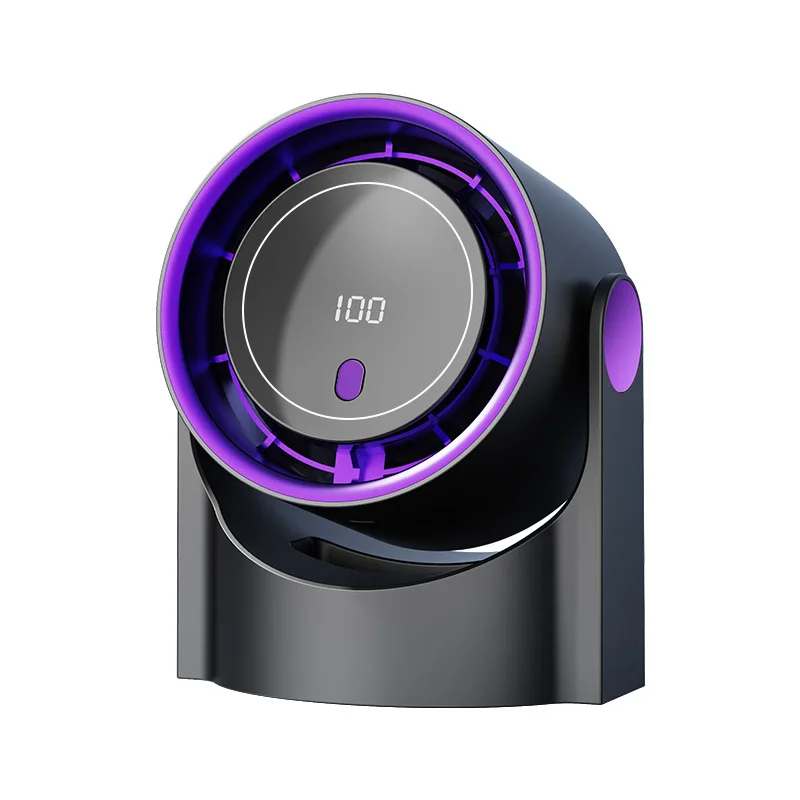 Mini Desk Fan USB Powered Cooling Fan Portable 5 Speed Silent Air Circulator For Office Table And Bedroom Wall