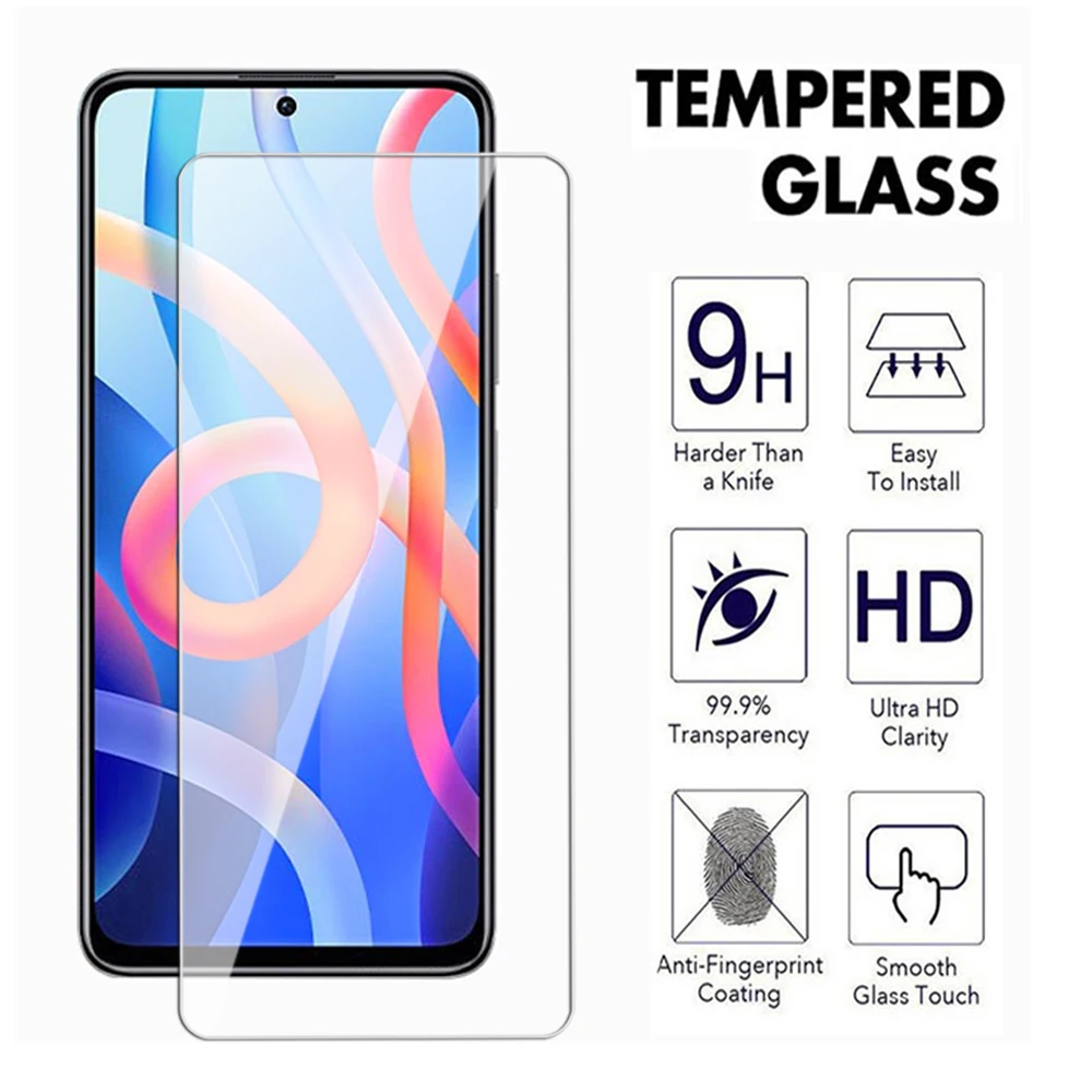 Tempered Glass For xiaomi Redmi Note 11 Pro Plus Max 4G 5G Screen Protector For Redmi 11E 11T 11SE Lite Full Cover glass Film 9H