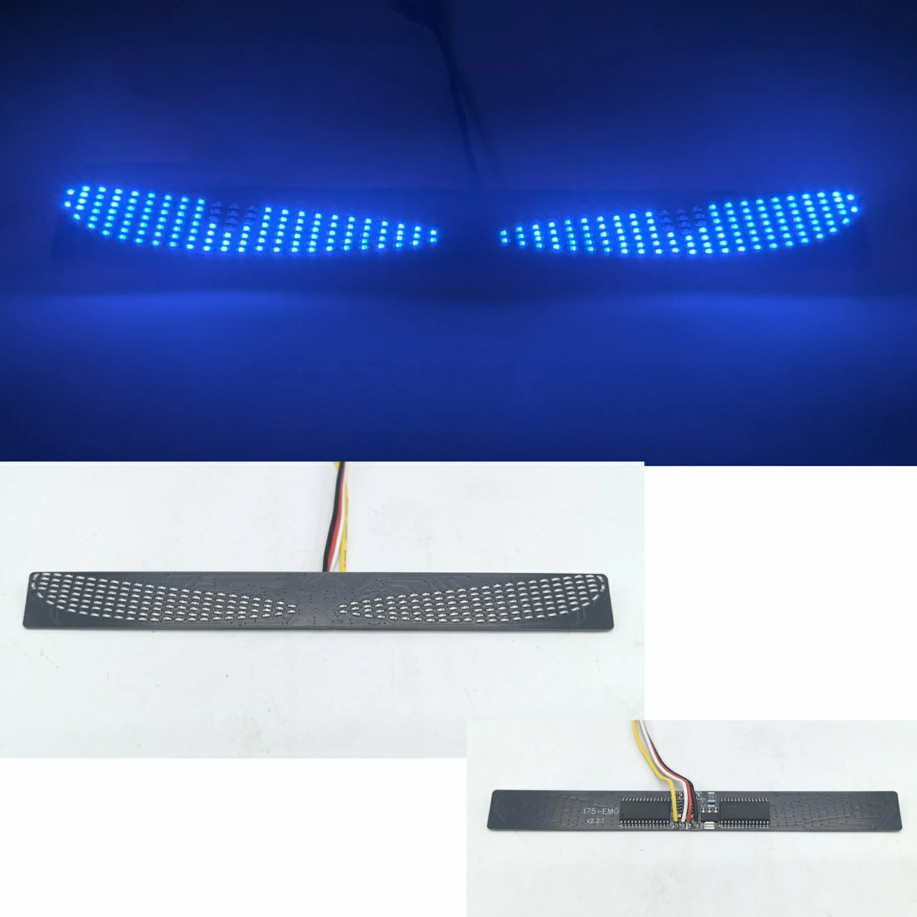 LED Simulation Demon Eye Lights Windshield Devil's Eye Lights For 1/14 Tamiya RC Truck Tractor Scania 770S Volvo Benz MAN Parts