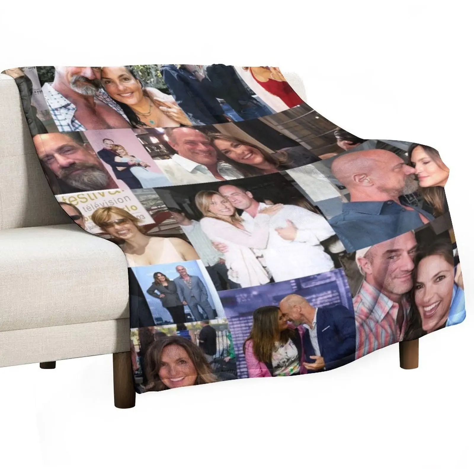 كريس ميلوني وماريسكا هارجيتاي رمي بطانية فاخرة مصمم نزهة بطانيات هدية مضحكة كبيرة