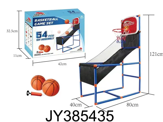 2025 เด็กกีฬาในร่มของเล่นคะแนนเกม Double Shoot อาเขตบาสเกตบอล Street Hoops Stand Rack