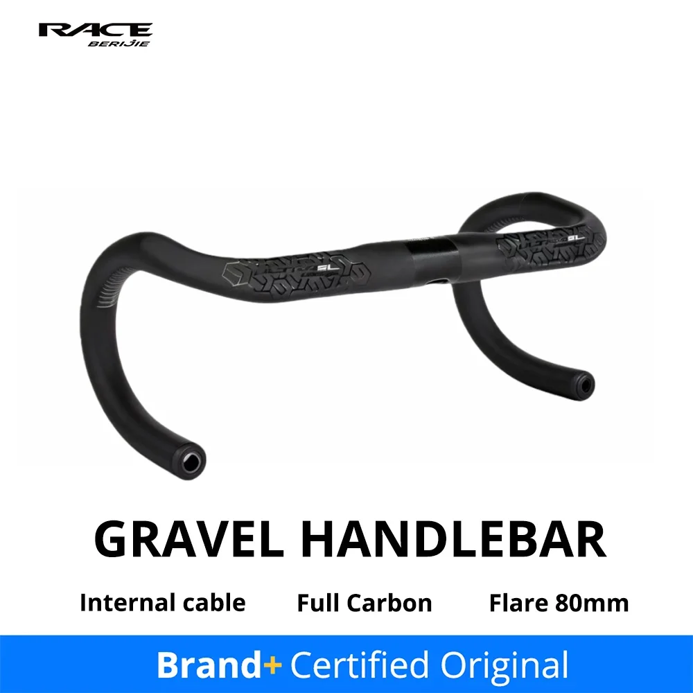 

Карбоновый гравийный руль, гоночный руль с внутренней проводкой тросов, изогнутый руль для шоссейного велосипеда, диаметр 31.8 мм, 300/320/340/360 мм, велосипедная запчасть