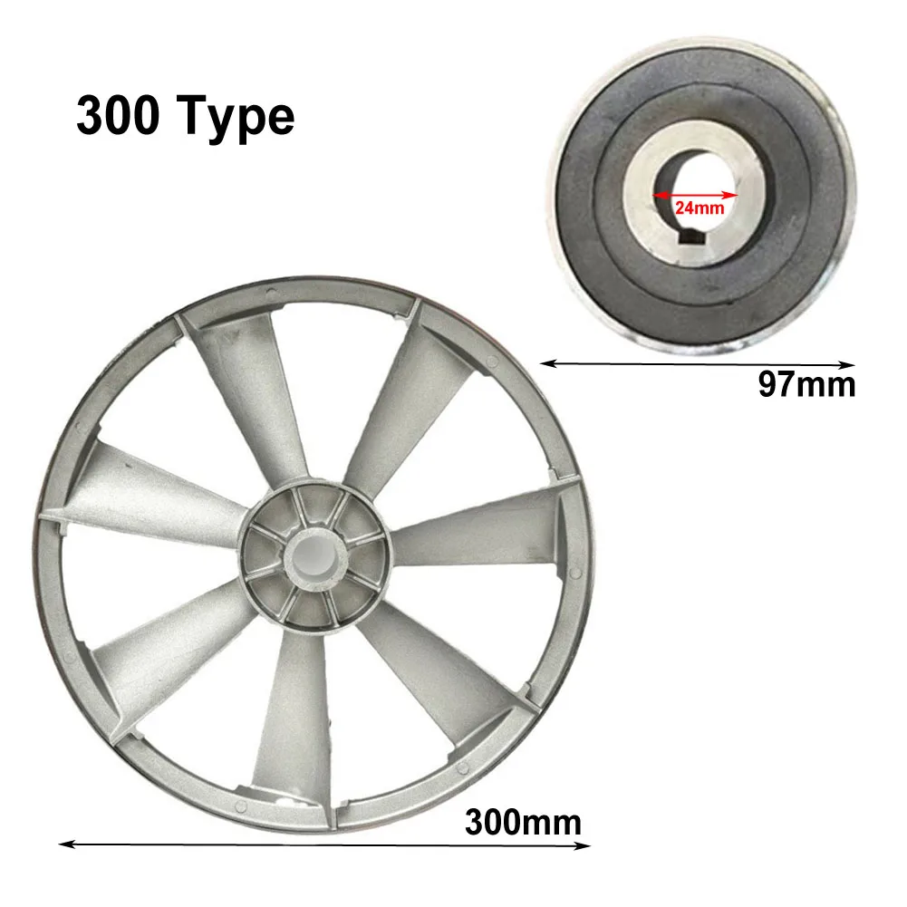 1set 265/300mm A-Type Pulley Triangle Belt Flywheel Pulley Motor Pulley For Air Compressors Pulley Assembly Single-Slot V-Belt