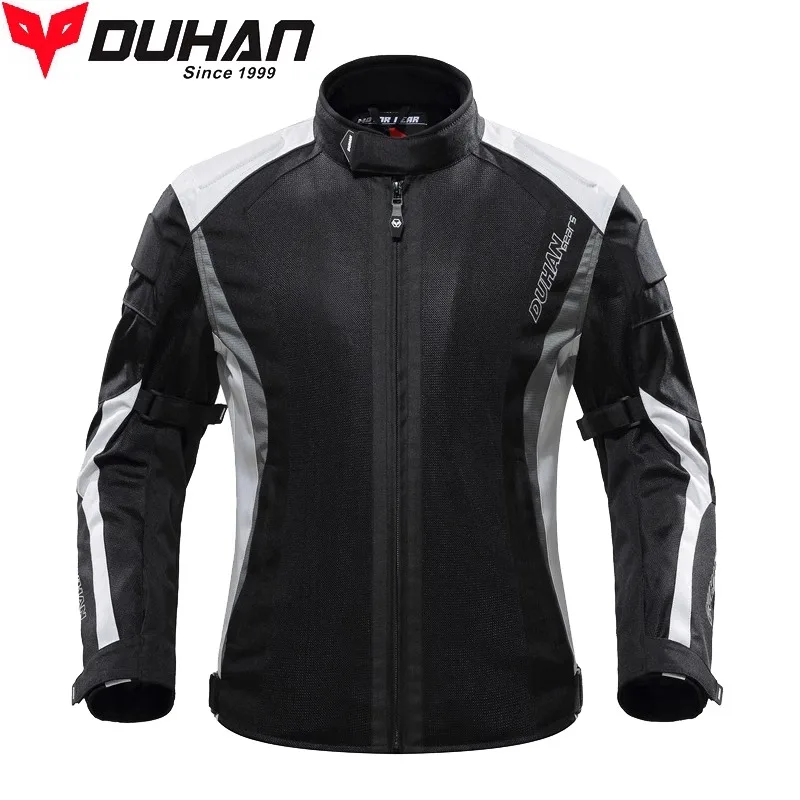 

DUHAN Men's Motorcycle Jacket Summer Motorcycle Riding Suit Breathable Mesh Locomotive Suit Anti-drop Racing Suit Knight Clothes