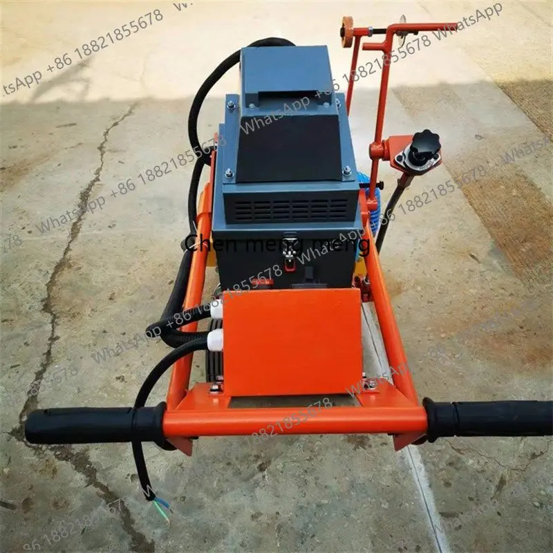 Environmental protection vacuum road cutting machine 4kw dust-free small cement concrete dust-free workshop