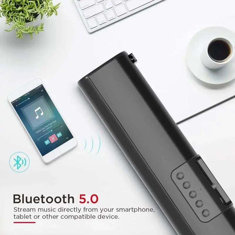 50 واط عالية الطاقة المحمولة صدى جدار التلفزيون سمّاعات بلوتوث مضخم الصوت نظام المسرح المنزلي مشغل موسيقى أشرطة الصوت