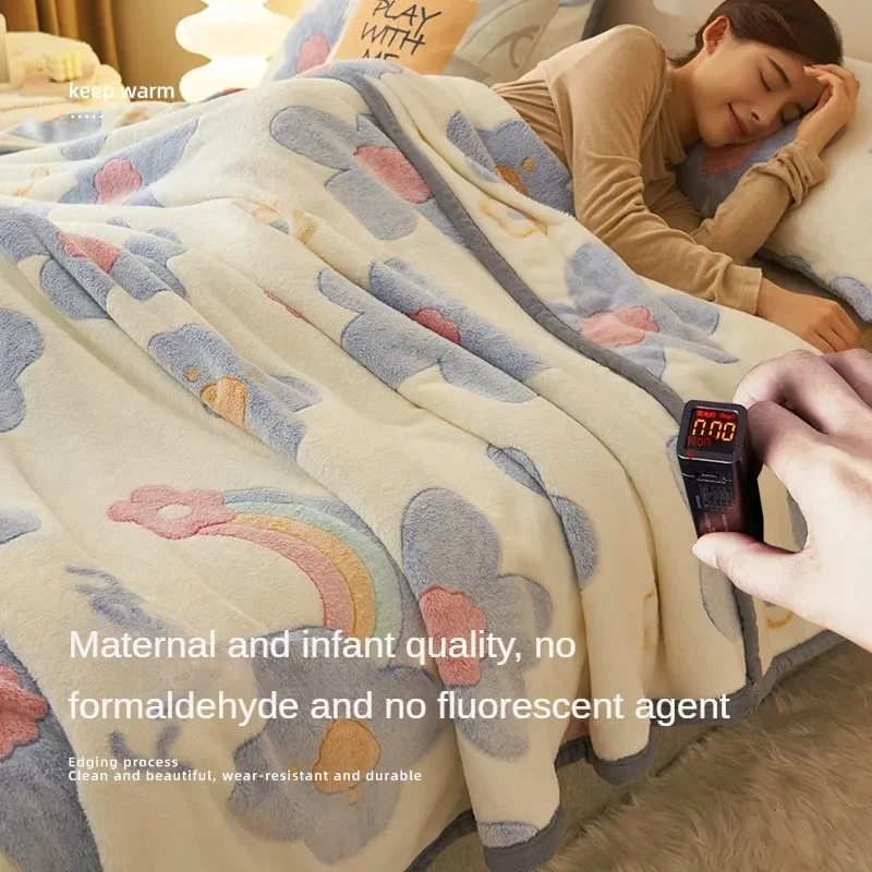 

New Fleece Multifunctional Woolen Blanket