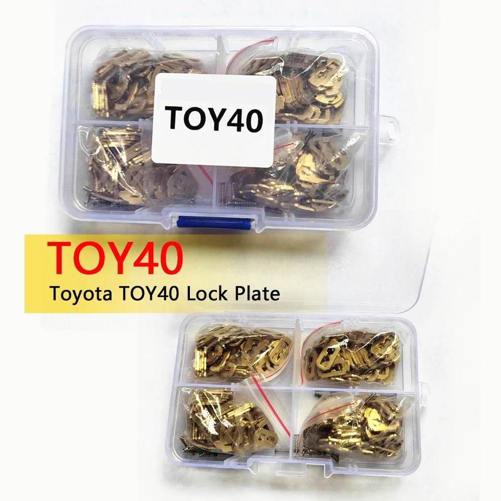 Kunci mobil Wafer TOY40 aksesoris perbaikan kunci Reed Lock Plate untuk Toyota Camry/Corolla