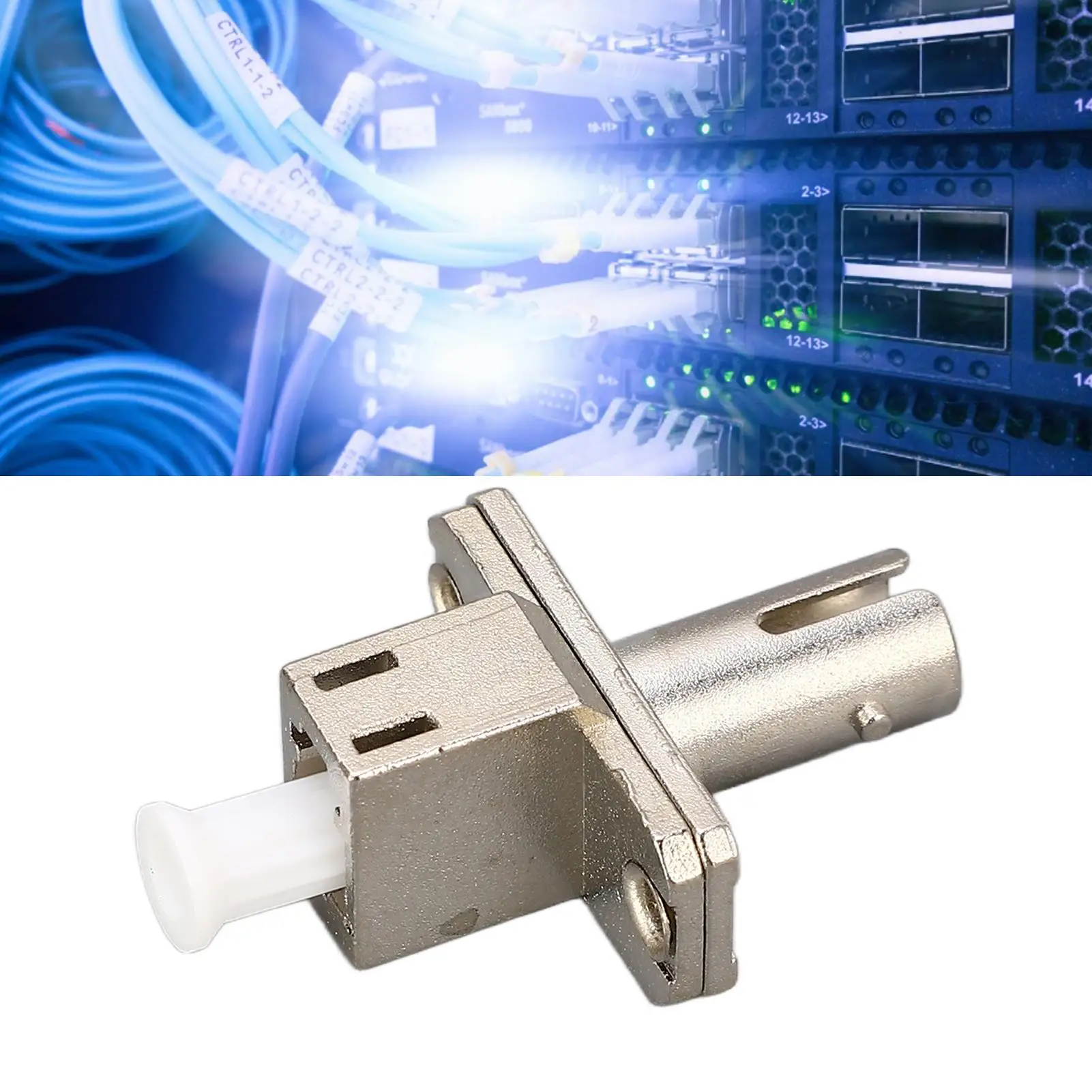 Low Loss Female  Optical Coupler 1310nm-1550nm ST to LC Connector for Stable Applications