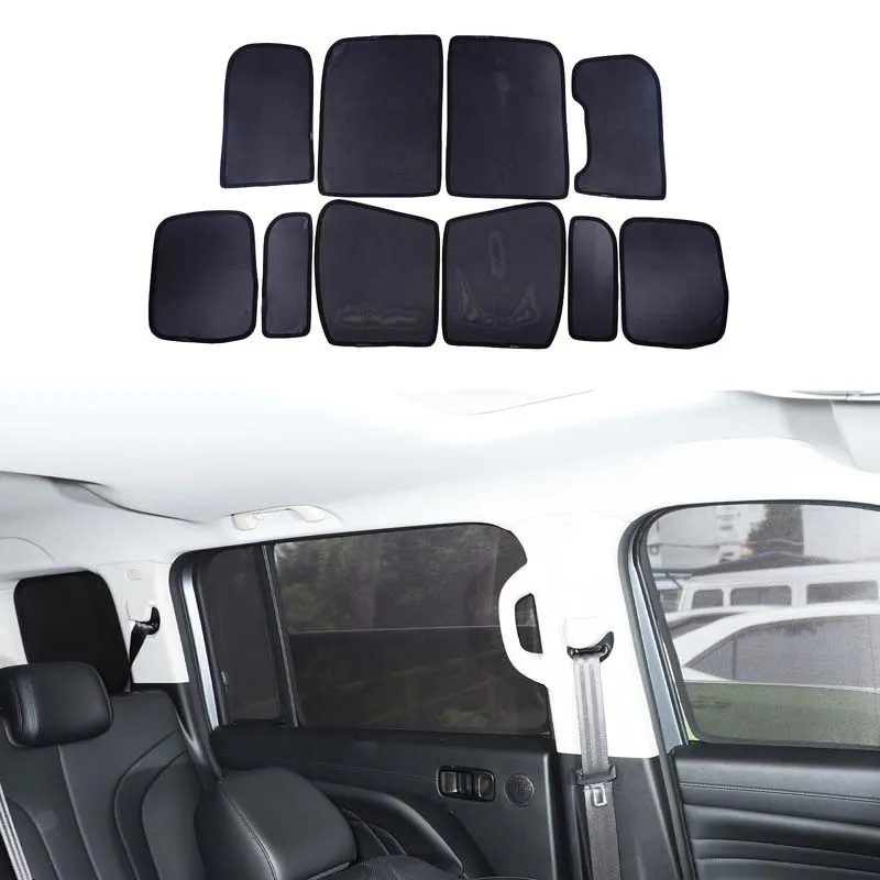 

For Haval H9 2024+ Polyester Black Car styling Car full window UV protection sunshade car interior protection accessories