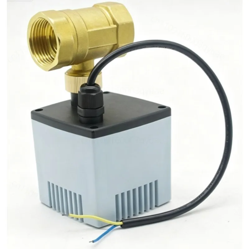 Two-way Two-line One-control Electric Ball Valve Control Water Valve Switch Brass Valve Full-diameter Waterproof