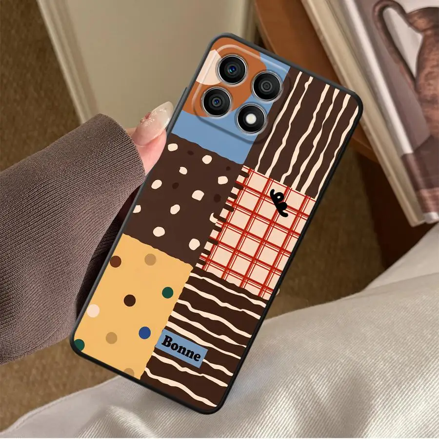Coque de téléphone à motif collage pour Honor X5b 200 400 Lite 8X X7 90 Magic5Lite X8 X6 70 X9a