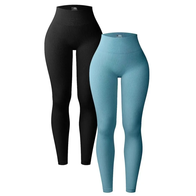 Pantalones ajustados de Yoga para mujer, pantalón largo deportivo de cintura alta, ropa informal para ejercicio