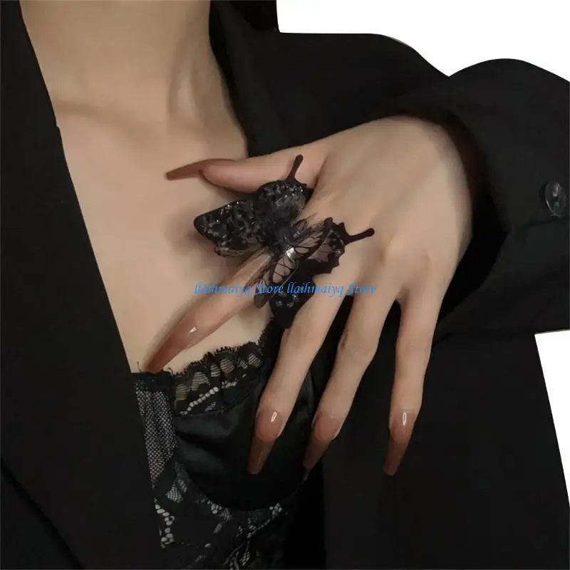 573B فراشة الشعر عود فراشة الشعر عصا فراشة الشعر شوكة النساء فراشة حلقة الشعر العصي للكعك الشعر دبوس