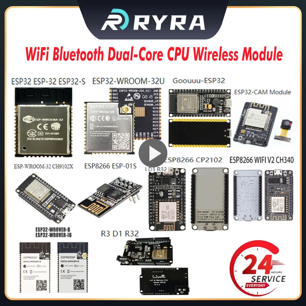 

1PCS ESP32 Development Board WiFi Bluetooth Ultra-Low Power Consumption Dual Core ESP-32S ESP32-WROOM-32D ESP32-WROOM-32U ESP 32
