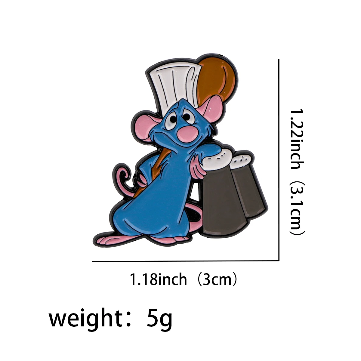 Rato dos desenhos animados filme pino lapela pinos para mochilas esmalte pino bonito colar emblemas broche acessórios moda jóias presentes