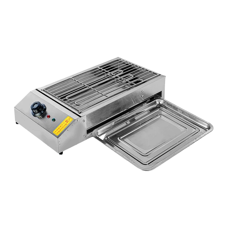 Commercial Stainless Steel Burger Fish Corn Grilling Machine Steak Electric Griddles Shawarma Grill Machine