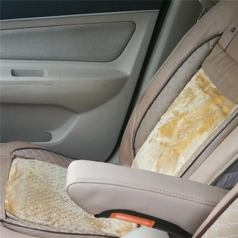 

Truck Universal Armrest Seat Adjustable Car Center Console Arm Rest Box Interior Replacement Leather Left Side B