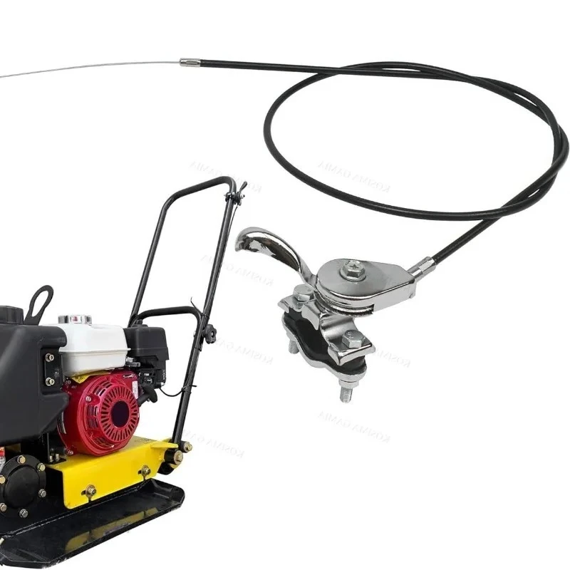 Manual Throttle Control Cable 100cm Kit Compatible with HONDA GX160 GX200 Compactor Trowel Switch Controller
