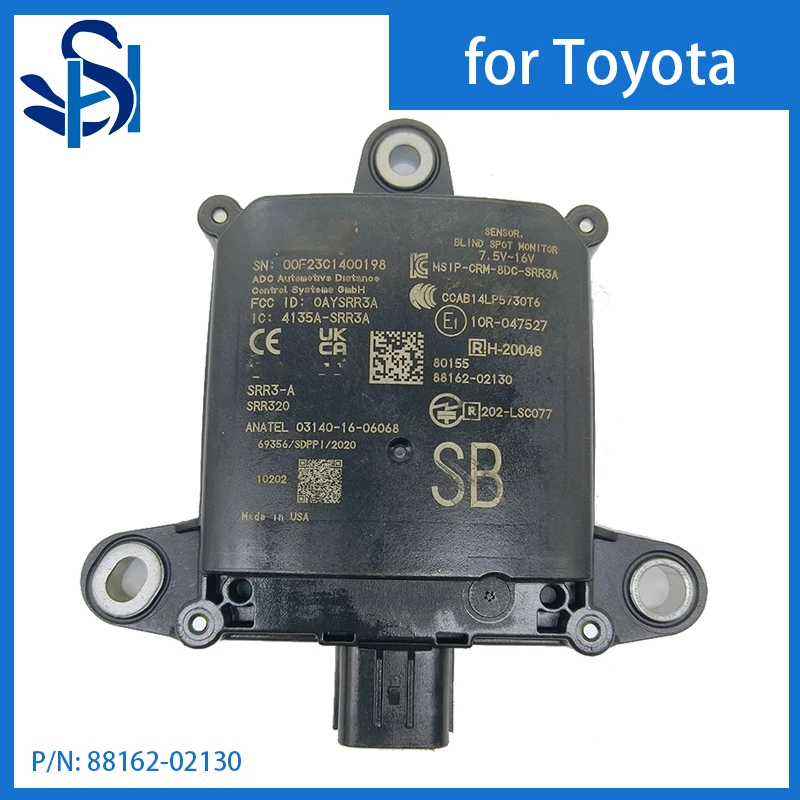 88162-02130(SB) Blind Spot Monitor Module Sensor For 2019-2024 Toyota Carolla and COROLLA SED