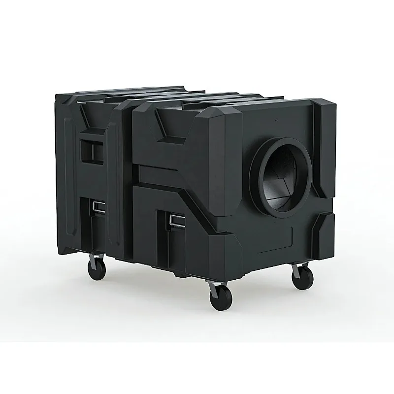 

1.5HP 2000CFM воздушный скребок, очиститель воздуха, вентилятор H13, HEPA-фильтр, сушилка для пола для восстановления и повреждения воды