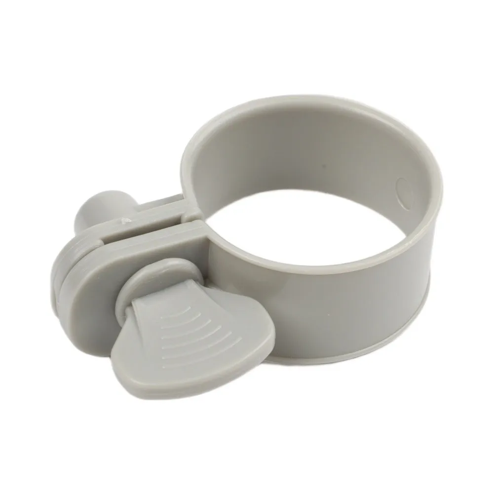 Plastic 1-1/4 Inch Hose Clamps for Pool Maintenance Applications Including Filter Pump Hose and Sand Filter Connections