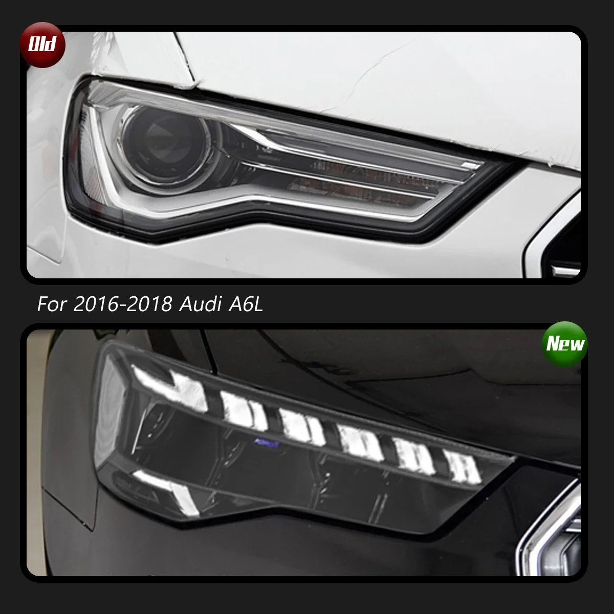 

Автомобильные фары TYPY для Audi A6L, фары 2016-2018, светодиодные фары для проектора, дневные ходовые огни, автомобильные аксессуары