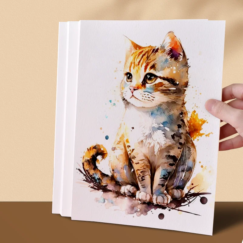 40 Sheets Watercolor Paper-A4,11.69*8.27inch 110lb/230GSM for Water Color,Oil,Sketch Painting,Art Supplies for Hobbyists & Adult