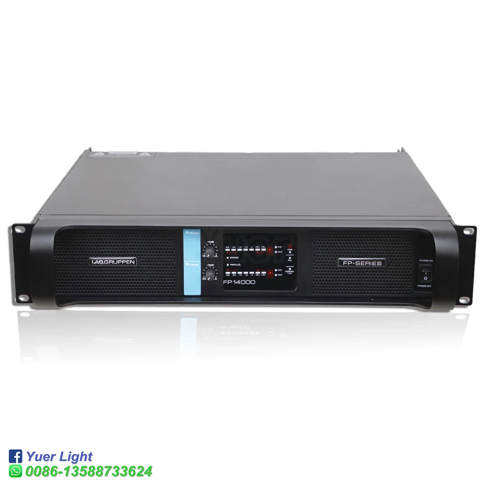 Amplifier Group 2 Channels Fp14000 4 Channels Fp10000q Professional Power Amplifier for Line Array for Touring Applications