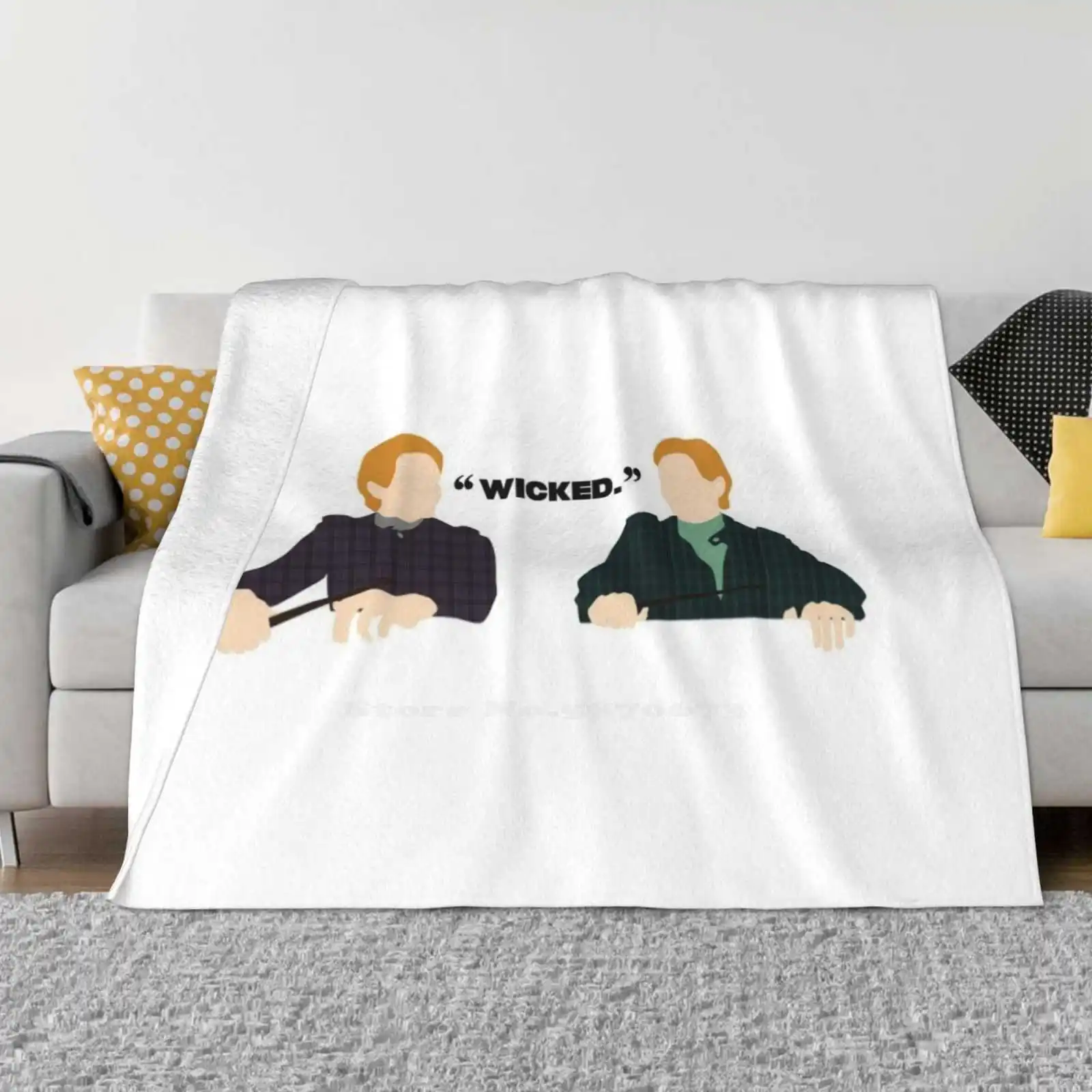 Wicked. All Sizes Soft Cover Blanket Home Decor Bedding Wicked Fred George Weasley Order Phoenix Half Blood Prince Deathly