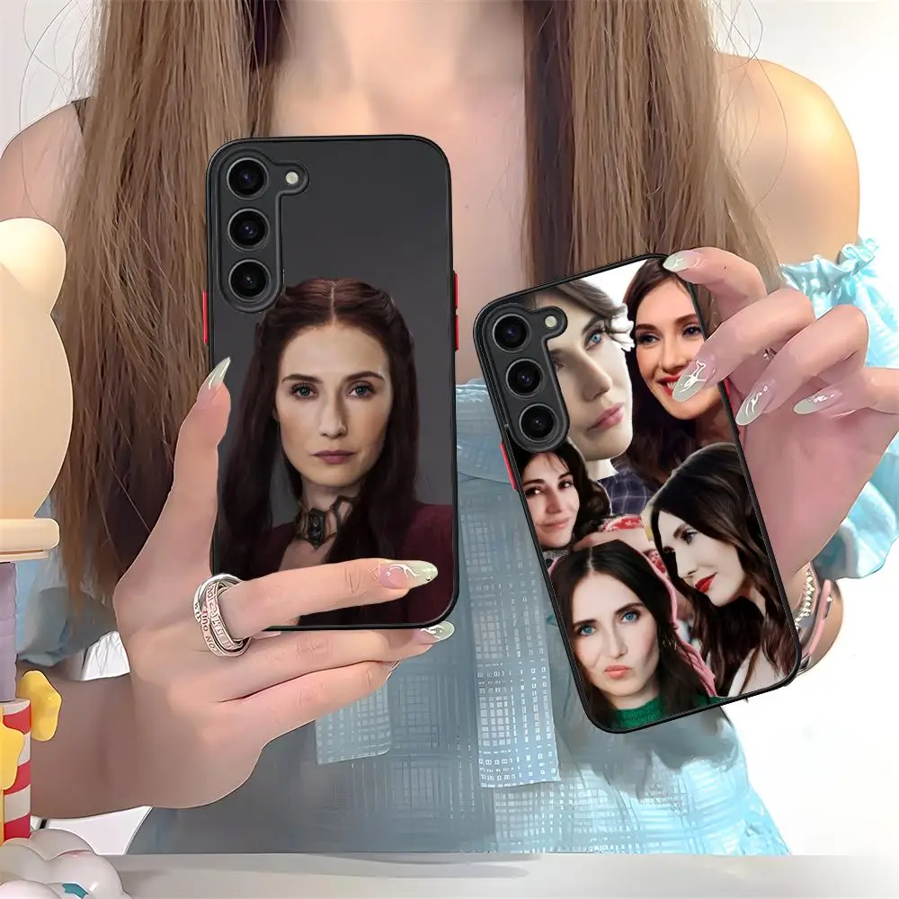 Carice van Houten Phone Case for Samsung Galaxy S26 S25 S24 S23 S22 S21 Plus FE Ultra Skin Feel Shockproof Cover