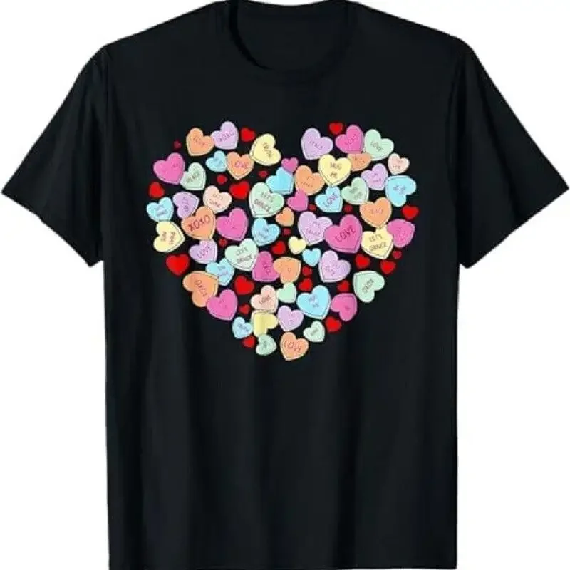 Valentines Day Heart Conversation Candy Sweetheart T Shirt
