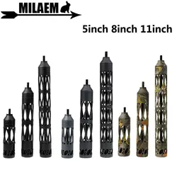 1pc tiro con l'arco stabilizzatore di prua 5/8/11 pollici smorzamento delle vibrazioni CNC alluminio Allloy composto/ricurvo arco tiro accessori da caccia