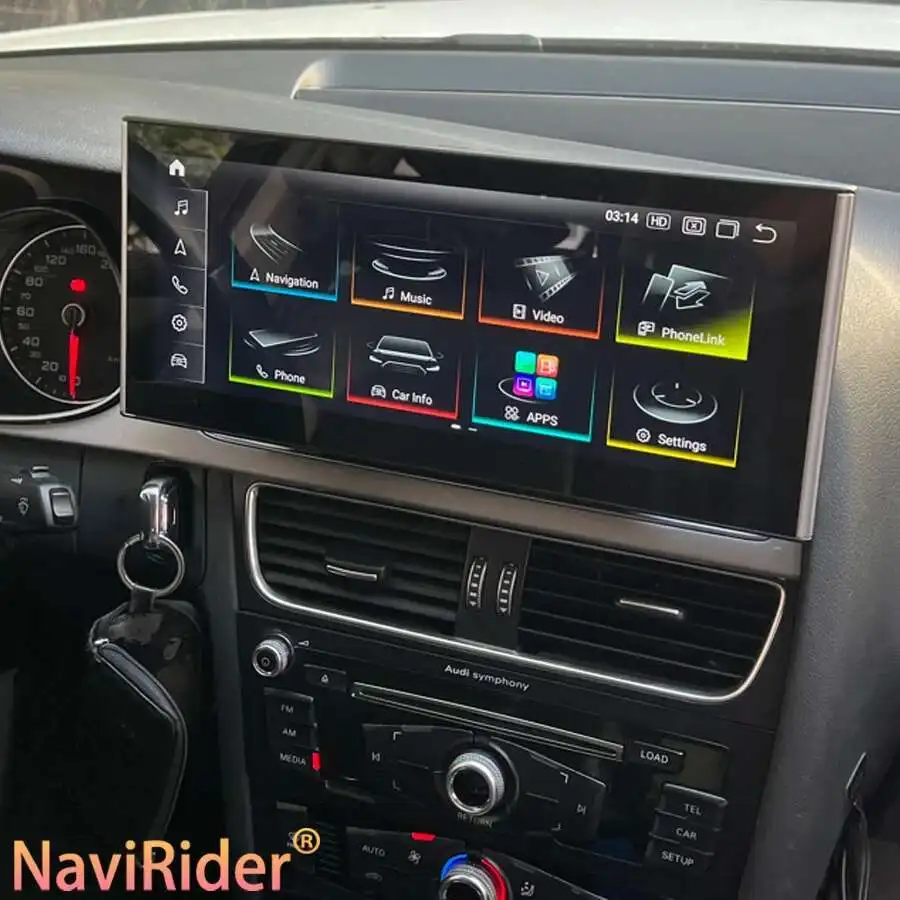 

12.3" For AUDI A4 A5 2008-2016 1920*720 Qled Screen Android 13 Car Radio Stereo GPS CarPlay Navigation Multimedia Video Player