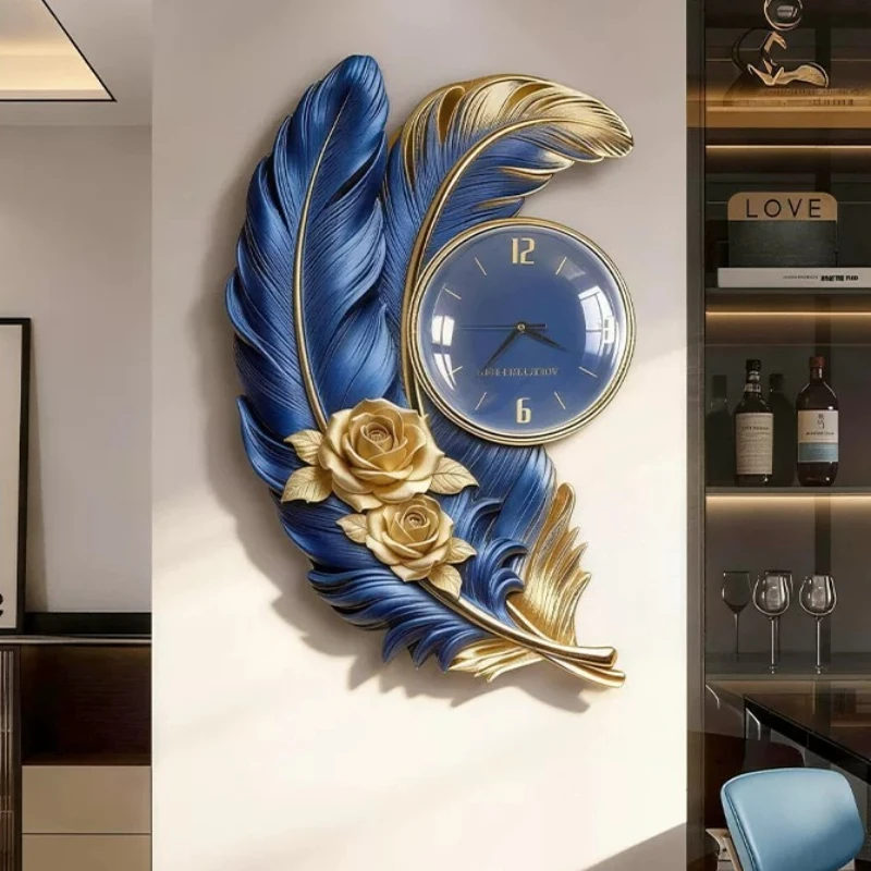 Fashion Nordic Wall Watch Living Room Luxury Modern Aesthetic Wall Watch Minimalist Design Reloj De Pared Ornaments Home Decor